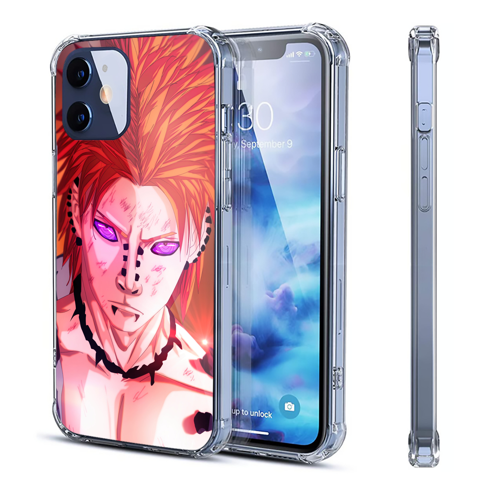 （画像用） NARUTO -ナルト- NARUTO -ナルト- 疾風伝 【iPhone 12シリーズ対応】透明スマホケース（クリアソフトケース）